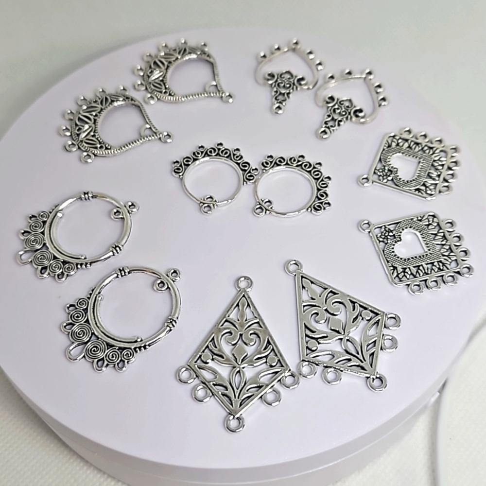 Earring Chandilers!  Six Large Pairs of These Fun Earring Findings!